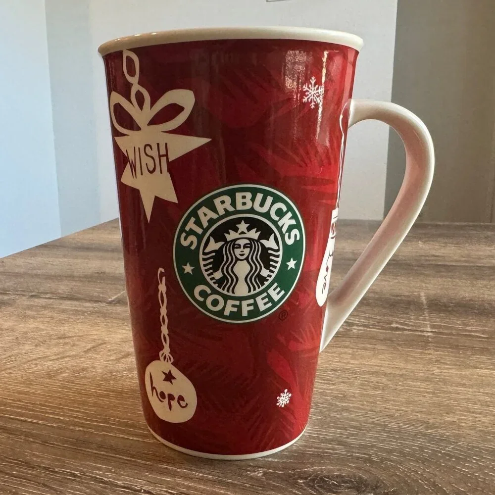2009 Starbucks Christmas Holiday Coffee Cup Mug.